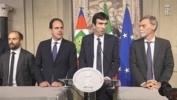 La delegazione del "Partito Democratico" in occasione delle consultazioni