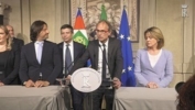 La delegazione del Gruppo Misto della Camera dei Deputati in occasione delle consultazioni