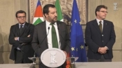 La delegazione  della "Lega - Salvini Premier" in occasione delle consultazioni