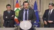 La delegazione della "Lega - Salvini Premier" in occasione delle consultazioni
