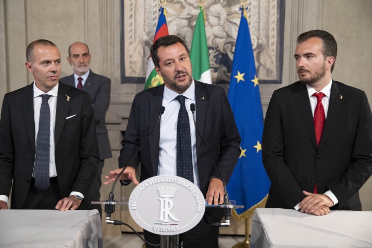 La delegazione dei GRUPPI PARLAMENTARI “LEGA-SALVINI PREMIER” DEL SENATO DELLA REPUBBLICA E DELLA CAMERA DEI DEPUTATI,in occasione delle consultazioni
