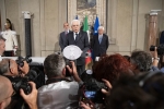 Dichiarazione del Presidente Mattarella al termine delle consultazioni