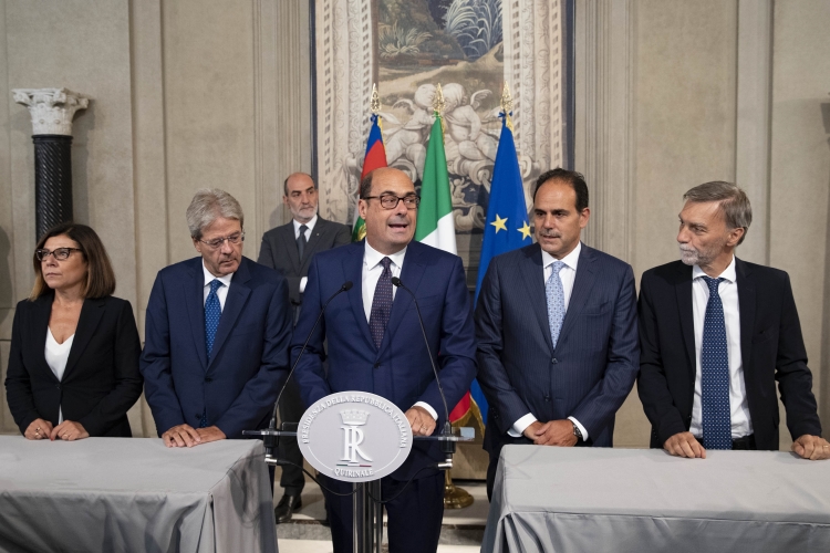 La delegazione dei GRUPPI PARLAMENTARI “PARTITO DEMOCRATICO” DEL SENATO DELLA REPUBBLICA E DELLA CAMERA DEI DEPUTATI, in occasione delle consultazioni
