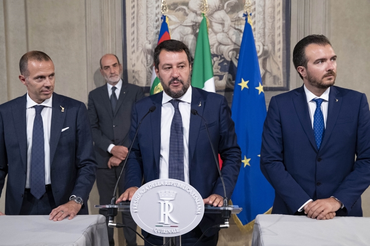 La delegazione dei GRUPPI PARLAMENTARI “LEGA-SALVINI PREMIER” DEL SENATO DELLA REPUBBLICA E DELLA CAMERA DEI DEPUTATI,in occasione delle consultazioni
