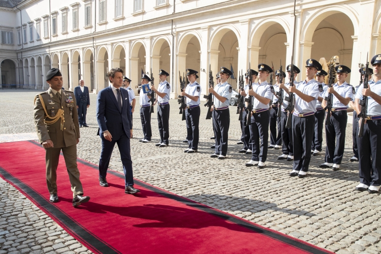 L'arrivo al Quirinale del Prof. Giuseppe Conte
