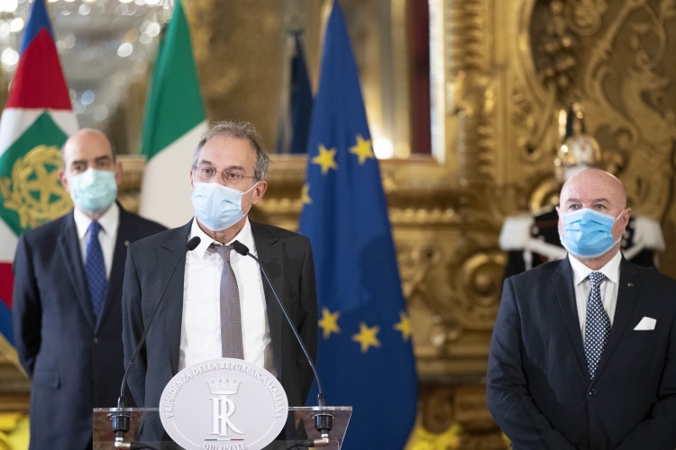 La Delegazione del Gruppo Parlamentare Misto della Camera dei deputati, in occasione delle consultazioni
