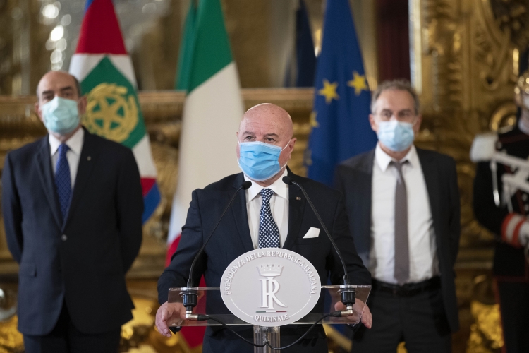 La Delegazione del Gruppo Parlamentare Misto della Camera dei deputati, in occasione delle consultazioni
