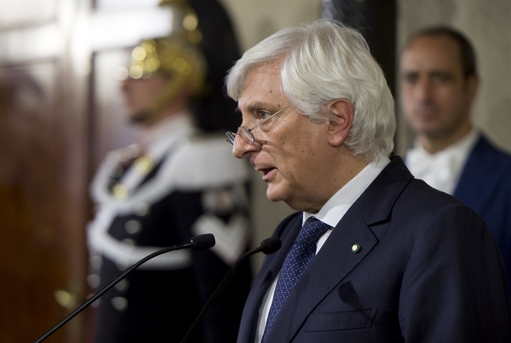 Il Segretario Generale della Presidenza della Repubblica Ugo Zampetti 