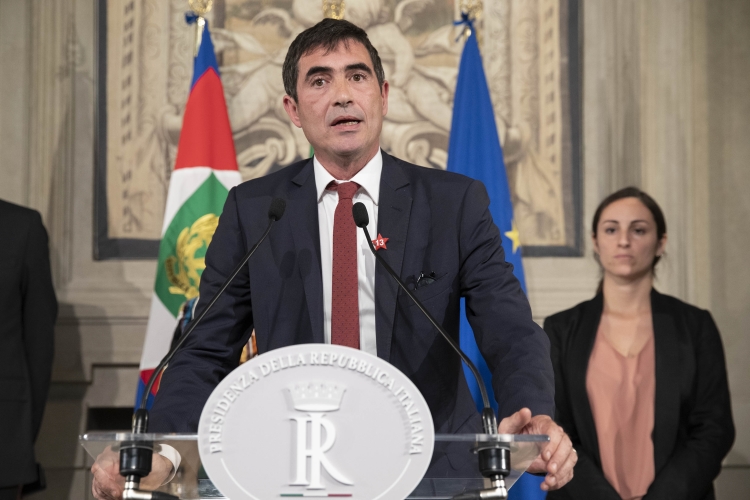I Rappresentanti della componente “Alleanza Verdi e Sinistra” del Gruppo Misto della Camera dei deputati, al termine del colloquio con il Presidente della Repubblica Sergio Mattarella, in occasione delle consultazioni
