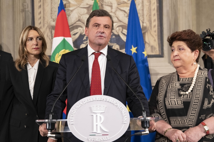 I Gruppi Parlamentari “Azione-Italia Viva- R.E.” del Senato della Repubblica e della Camera dei Deputati, al termine del colloquio con il Presidente della Repubblica Sergio Mattarella, in occasione delle consultazioni
