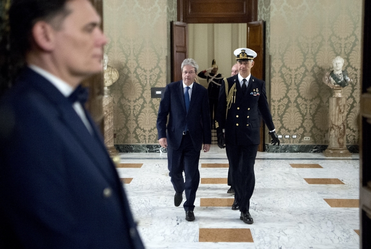 Gentiloni al Quirinale 