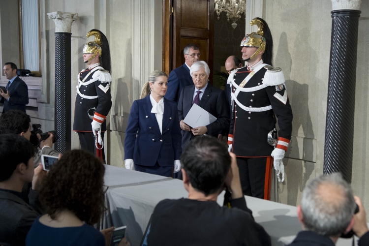 Il Segretario Generale della Presidenza della Repubblica Ugo Zampetti