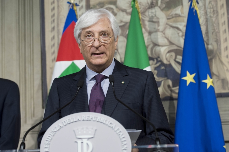 l Segretario Generale della Presidenza della Repubblica Ugo Zampetti