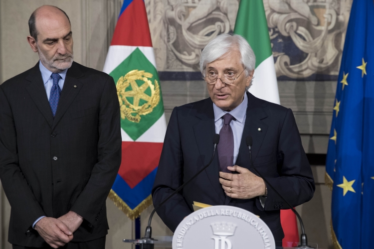 Il Segretario Generale della Presidenza della Repubblica, Ugo Zampetti annuncia 