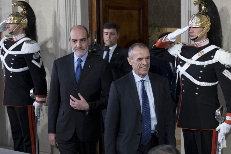 Il dott. Carlo Cottarelli alla Loggia d'Onore