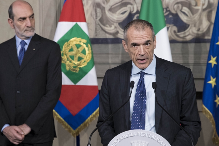 Il dott. Carlo Cottarelli alla Loggia d'Onore