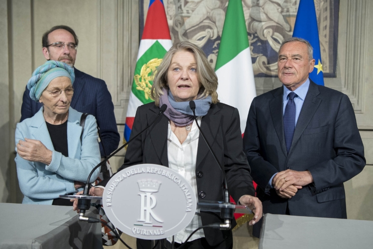 Il Gruppo Misto del Senato della Repubblica in occasione delle consultazioni