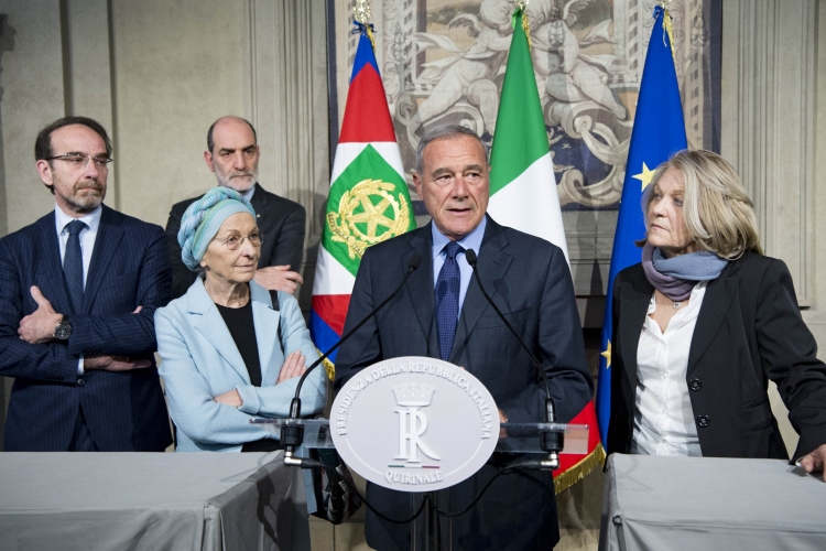 Il Gruppo Misto del Senato della Repubblica in occasione delle consultazioni