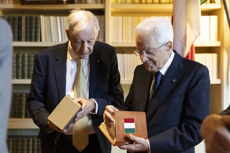 Il Presidente della Repubblica Sergio Mattarella visita la Biblioteca di Storia contemporanea della Fondazione Spadolini "Nuova Antologia"
