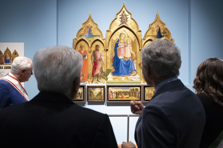 Il Presidente della Repubblica Sergio Mattarella visita la mostra “Beato Angelico”
