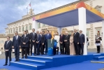 Il Presidente Mattarella alla cerimonia di inaugurazione del viaggio della Fiamma olimpica in occasione dei Giochi Olimpici invernali Milano-Cortina 2026