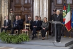 Il Presidente Sergio Mattarella rivolge il suo indirizzo di saluto in occasione della cerimonia per lo scambio degli auguri di fine anno con il Corpo Diplomatico