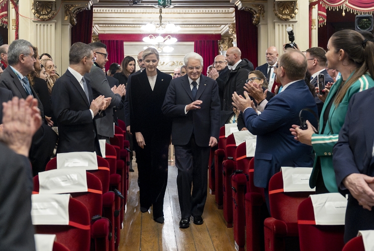  Il Presidente della Repubblica Sergio Mattarella in occasione della cerimonia di apertura della sessione del Comitato Olimpico Internazionale
