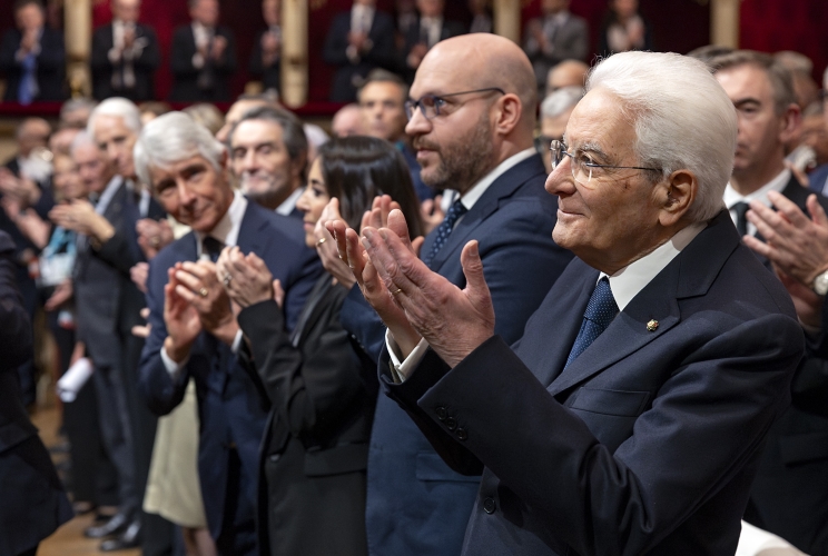Milano- Il Presidente della Repubblica Sergio Mattarella in occasione della cerimonia di apertura della sessione del Comitato Olimpico Internazionale, oggi 2 febbraio 2026.
