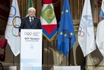  Il Presidente della Repubblica Sergio Mattarella in occasione della cerimonia di apertura della sessione del Comitato Olimpico Internazionale
