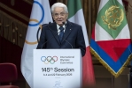 Il Presidente Mattarella alla cerimonia di apertura della sessione del Comitato Olimpico Internazionale