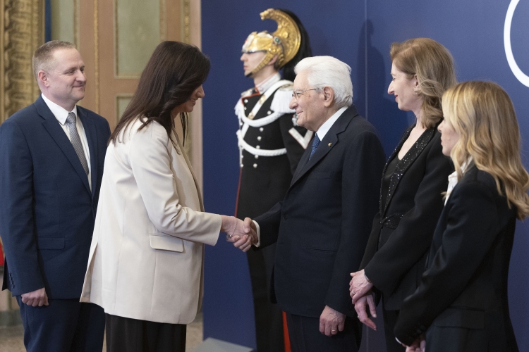 Il Presidente della Repubblica Sergio Mattarella a Palazzo Reale incontra i Capi di Stato e di Governo dei Paesi partecipanti ai Giochi olimpici invernali Milano Cortina 2026