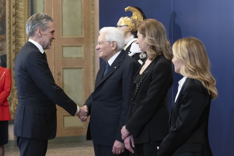 Il Presidente della Repubblica Sergio Mattarella a Palazzo Reale incontra i Capi di Stato e di Governo dei Paesi partecipanti ai Giochi olimpici invernali Milano Cortina 2026