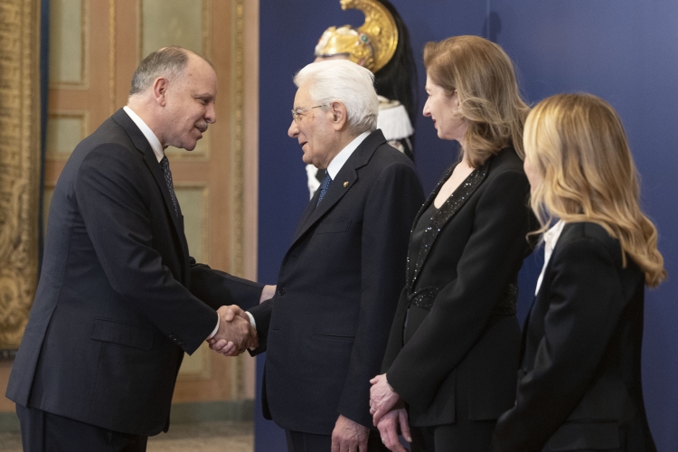 Il Presidente della Repubblica Sergio Mattarella a Palazzo Reale incontra i Capi di Stato e di Governo dei Paesi partecipanti ai Giochi olimpici invernali Milano Cortina 2026