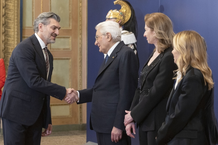 Il Presidente della Repubblica Sergio Mattarella a Palazzo Reale incontra i Capi di Stato e di Governo dei Paesi partecipanti ai Giochi olimpici invernali Milano Cortina 2026