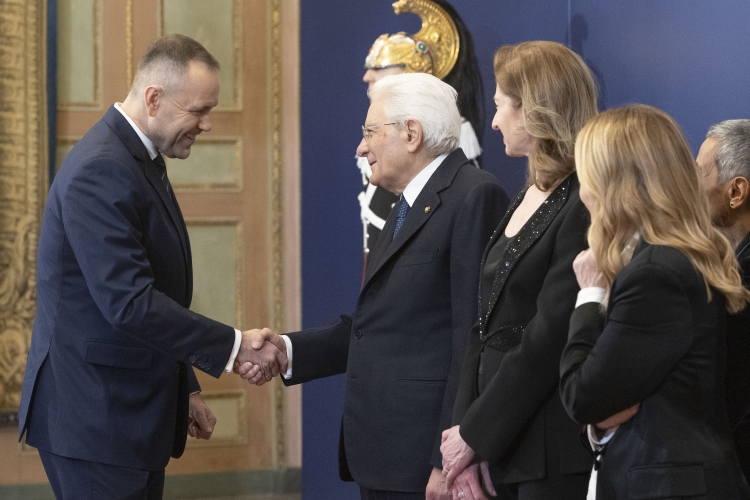 Il Presidente della Repubblica Sergio Mattarella a Palazzo Reale incontra i Capi di Stato e di Governo dei Paesi partecipanti ai Giochi olimpici invernali Milano Cortina 2026