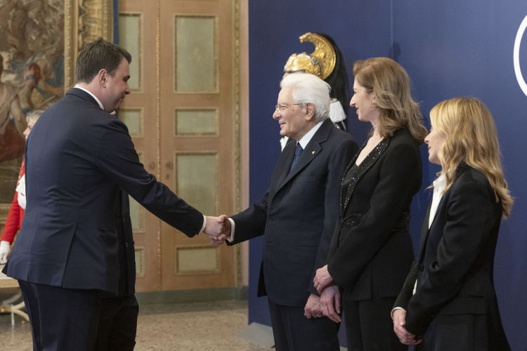 Il Presidente della Repubblica Sergio Mattarella a Palazzo Reale incontra i Capi di Stato e di Governo dei Paesi partecipanti ai Giochi olimpici invernali Milano Cortina 2026