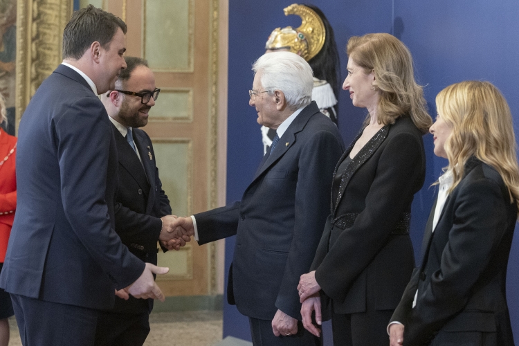Il Presidente della Repubblica Sergio Mattarella a Palazzo Reale incontra i Capi di Stato e di Governo dei Paesi partecipanti ai Giochi olimpici invernali Milano Cortina 2026