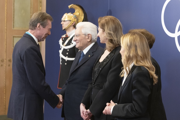 Il Presidente della Repubblica Sergio Mattarella a Palazzo Reale incontra i Capi di Stato e di Governo dei Paesi partecipanti ai Giochi olimpici invernali Milano Cortina 2026