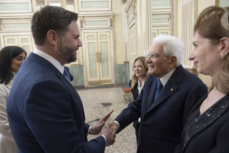 Il Presidente della Repubblica Sergio Mattarella a Palazzo Reale incontra i Capi di Stato e di Governo dei Paesi partecipanti ai Giochi olimpici invernali Milano Cortina 2026