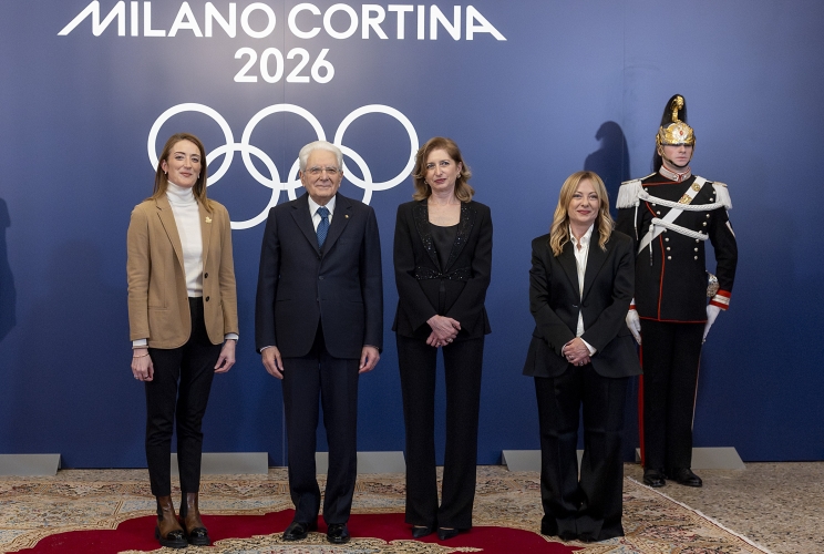 Il Presidente della Repubblica Sergio Mattarella a Palazzo Reale incontra i Capi di Stato e di Governo dei Paesi partecipanti ai Giochi olimpici invernali Milano Cortina 2026