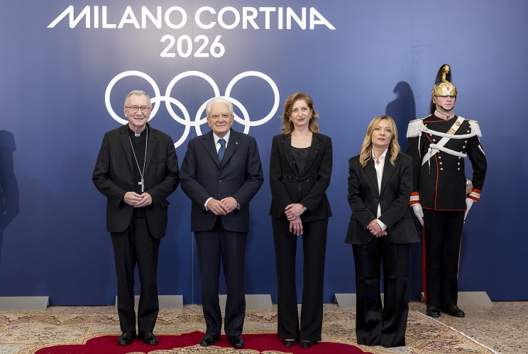 Il Presidente della Repubblica Sergio Mattarella a Palazzo Reale incontra i Capi di Stato e di Governo dei Paesi partecipanti ai Giochi olimpici invernali Milano Cortina 2026