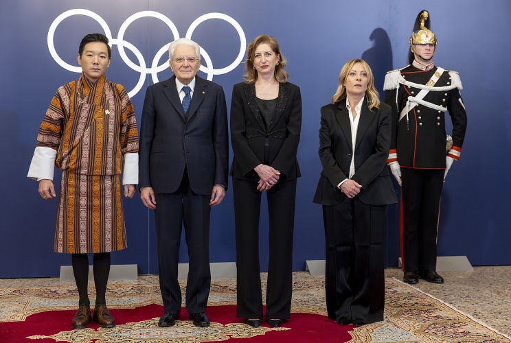 Il Presidente della Repubblica Sergio Mattarella a Palazzo Reale incontra i Capi di Stato e di Governo dei Paesi partecipanti ai Giochi olimpici invernali Milano Cortina 2026