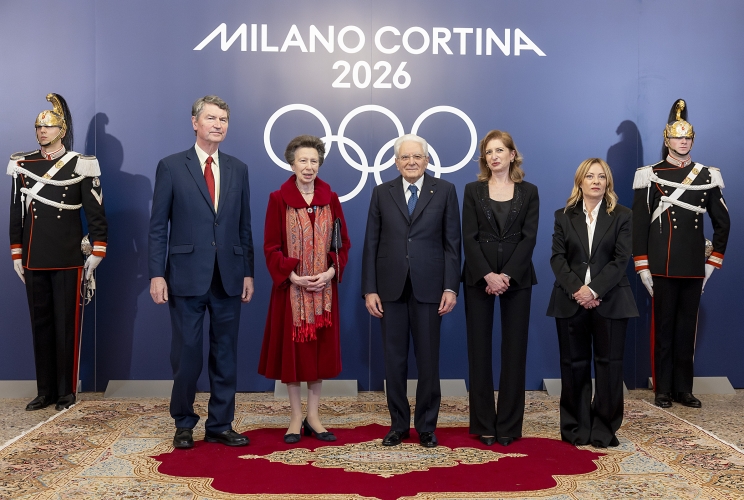 Il Presidente della Repubblica Sergio Mattarella a Palazzo Reale incontra i Capi di Stato e di Governo dei Paesi partecipanti ai Giochi olimpici invernali Milano Cortina 2026