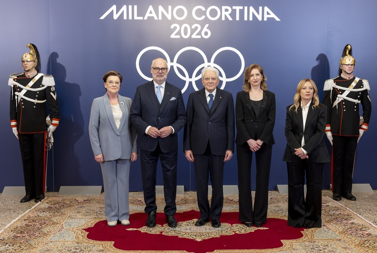 Il Presidente della Repubblica Sergio Mattarella a Palazzo Reale incontra i Capi di Stato e di Governo dei Paesi partecipanti ai Giochi olimpici invernali Milano Cortina 2026