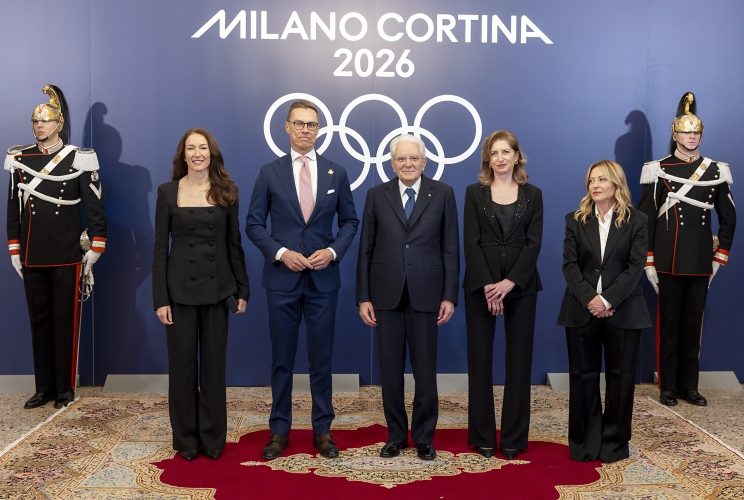 Il Presidente della Repubblica Sergio Mattarella a Palazzo Reale incontra i Capi di Stato e di Governo dei Paesi partecipanti ai Giochi olimpici invernali Milano Cortina 2026