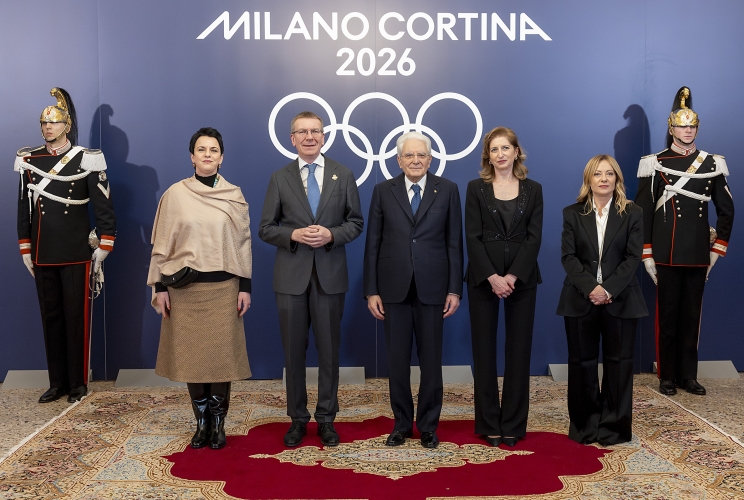Il Presidente della Repubblica Sergio Mattarella a Palazzo Reale incontra i Capi di Stato e di Governo dei Paesi partecipanti ai Giochi olimpici invernali Milano Cortina 2026