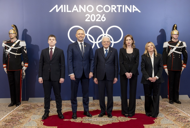 Il Presidente della Repubblica Sergio Mattarella a Palazzo Reale incontra i Capi di Stato e di Governo dei Paesi partecipanti ai Giochi olimpici invernali Milano Cortina 2026