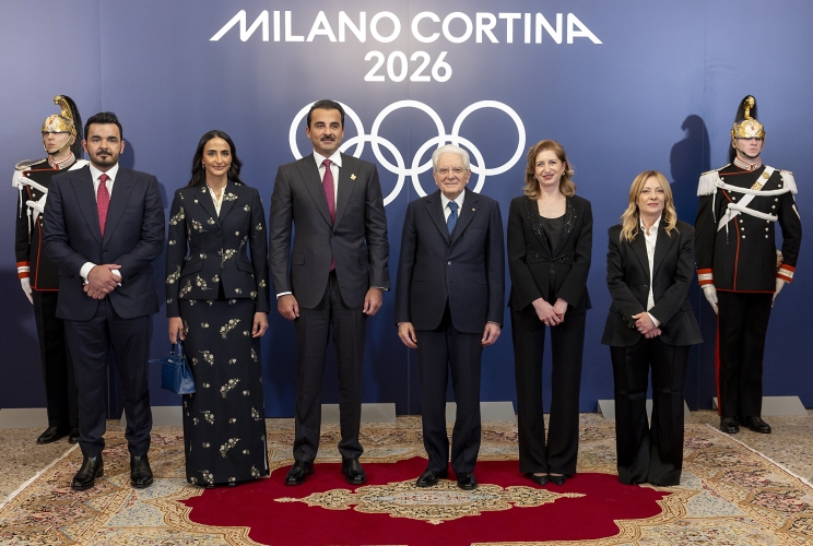 Il Presidente della Repubblica Sergio Mattarella a Palazzo Reale incontra i Capi di Stato e di Governo dei Paesi partecipanti ai Giochi olimpici invernali Milano Cortina 2026