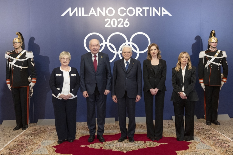 Il Presidente della Repubblica Sergio Mattarella a Palazzo Reale incontra i Capi di Stato e di Governo dei Paesi partecipanti ai Giochi olimpici invernali Milano Cortina 2026