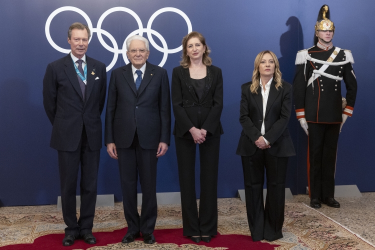 Il Presidente della Repubblica Sergio Mattarella a Palazzo Reale incontra i Capi di Stato e di Governo dei Paesi partecipanti ai Giochi olimpici invernali Milano Cortina 2026